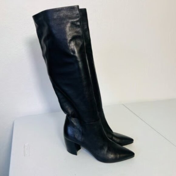 PRADA Authentic Buttery Soft Calf High Leather Boots 38 - Picture 2 of 8